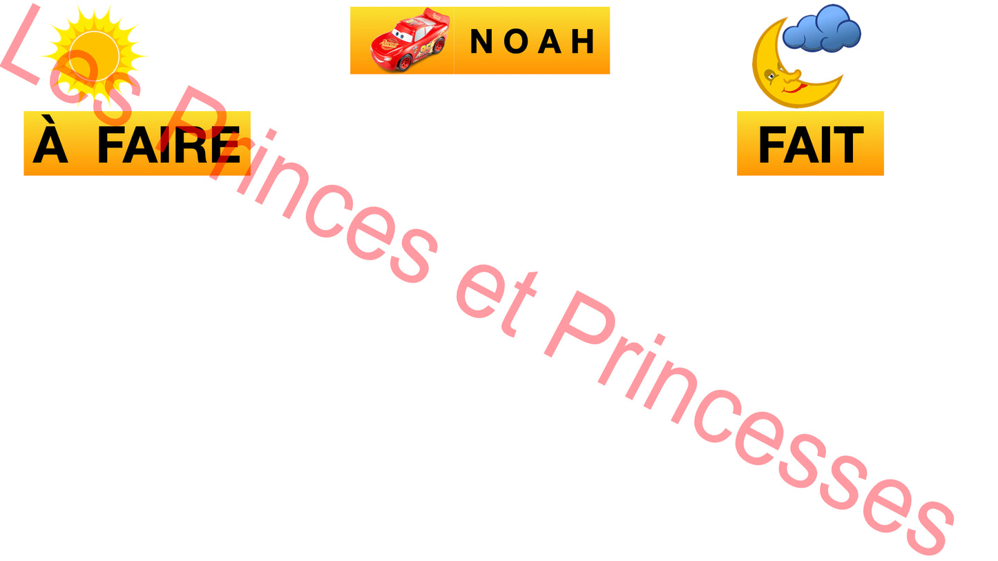 Organisation : Activités quotidiennes