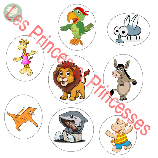 Planche animaux rigolo