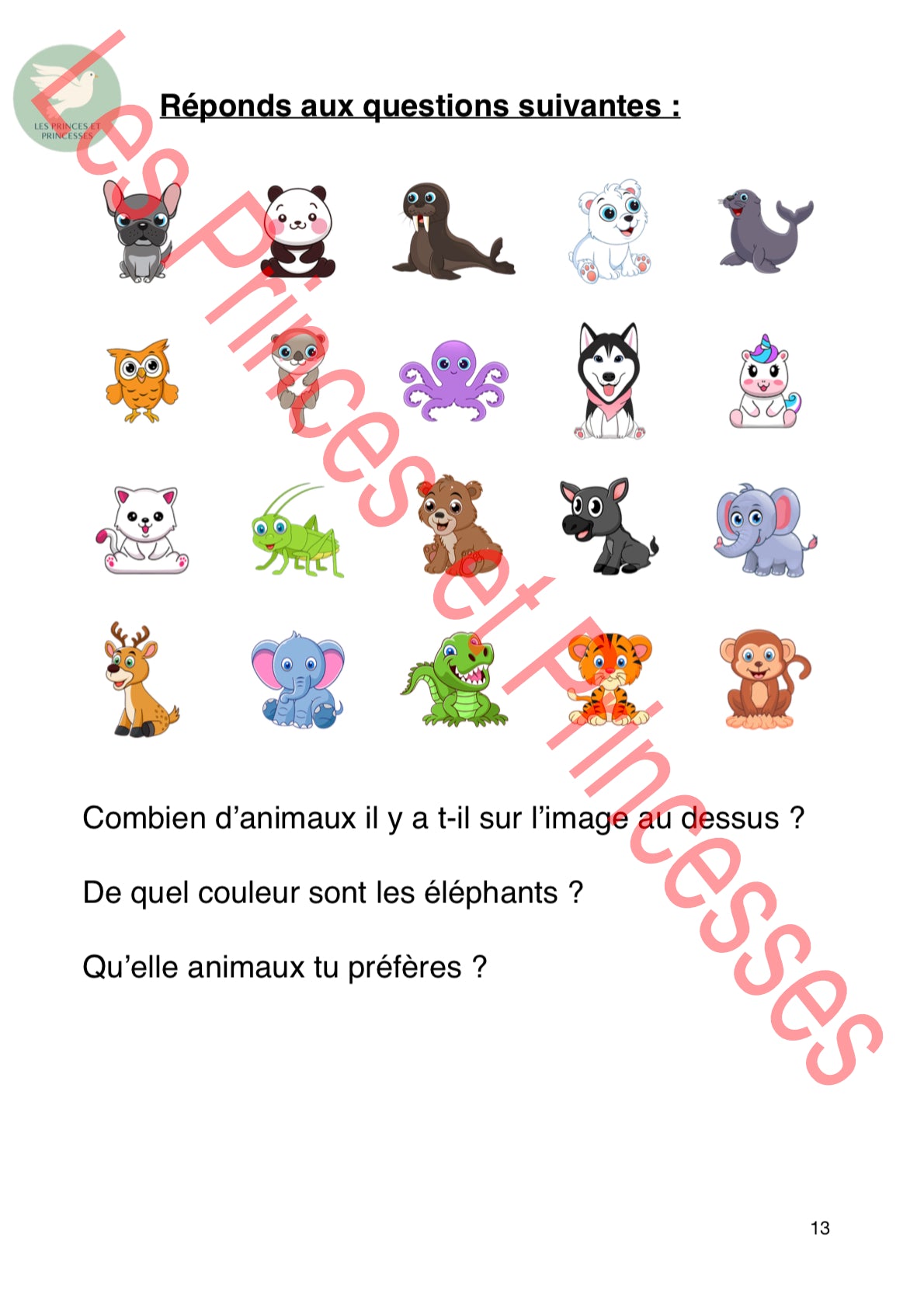 Livret d’apprentissage