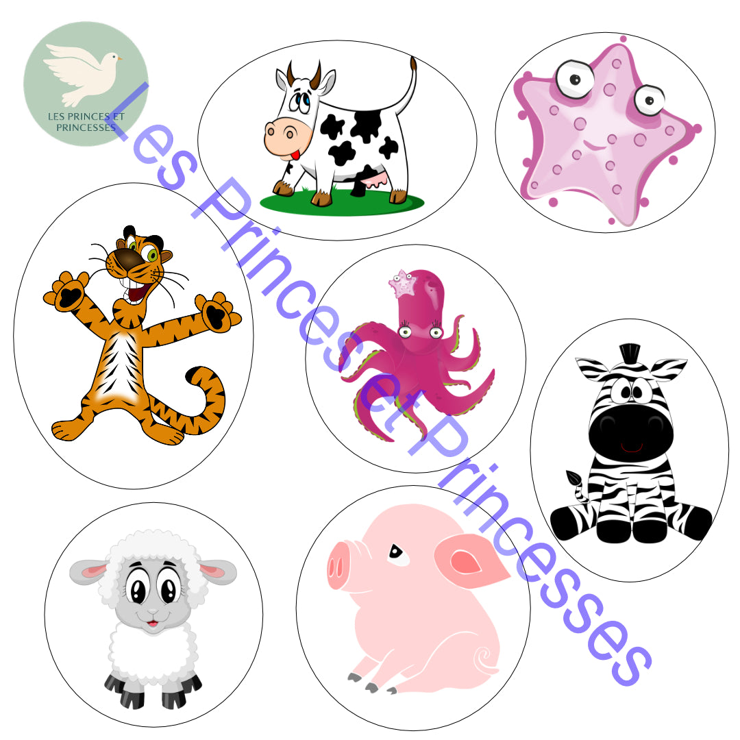 Planche animaux rigolo 1