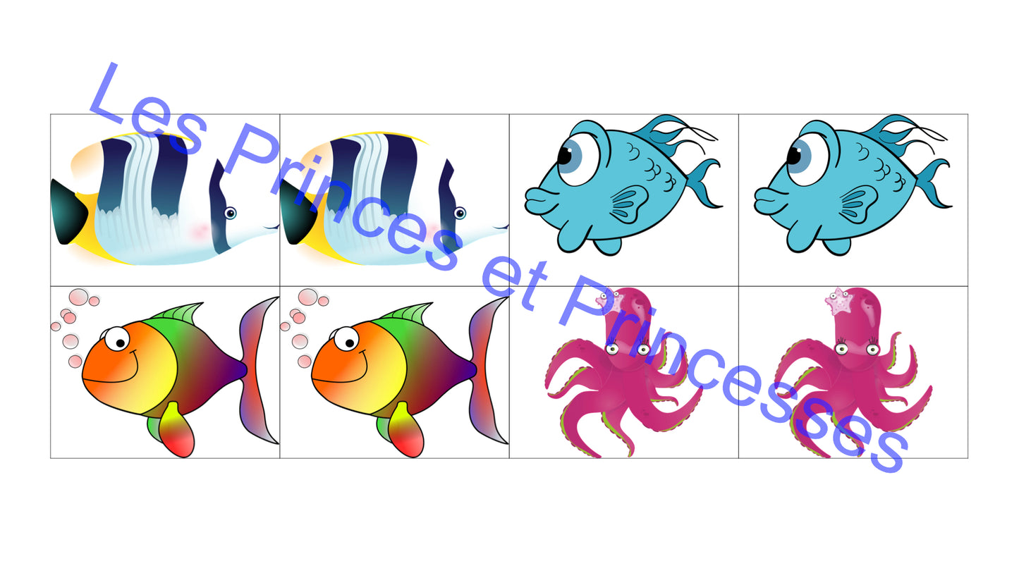 Le memory des animaux