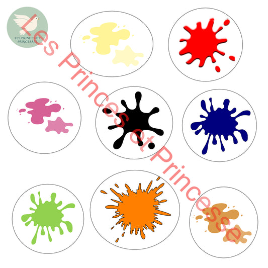 Planche apprentissage des couleurs