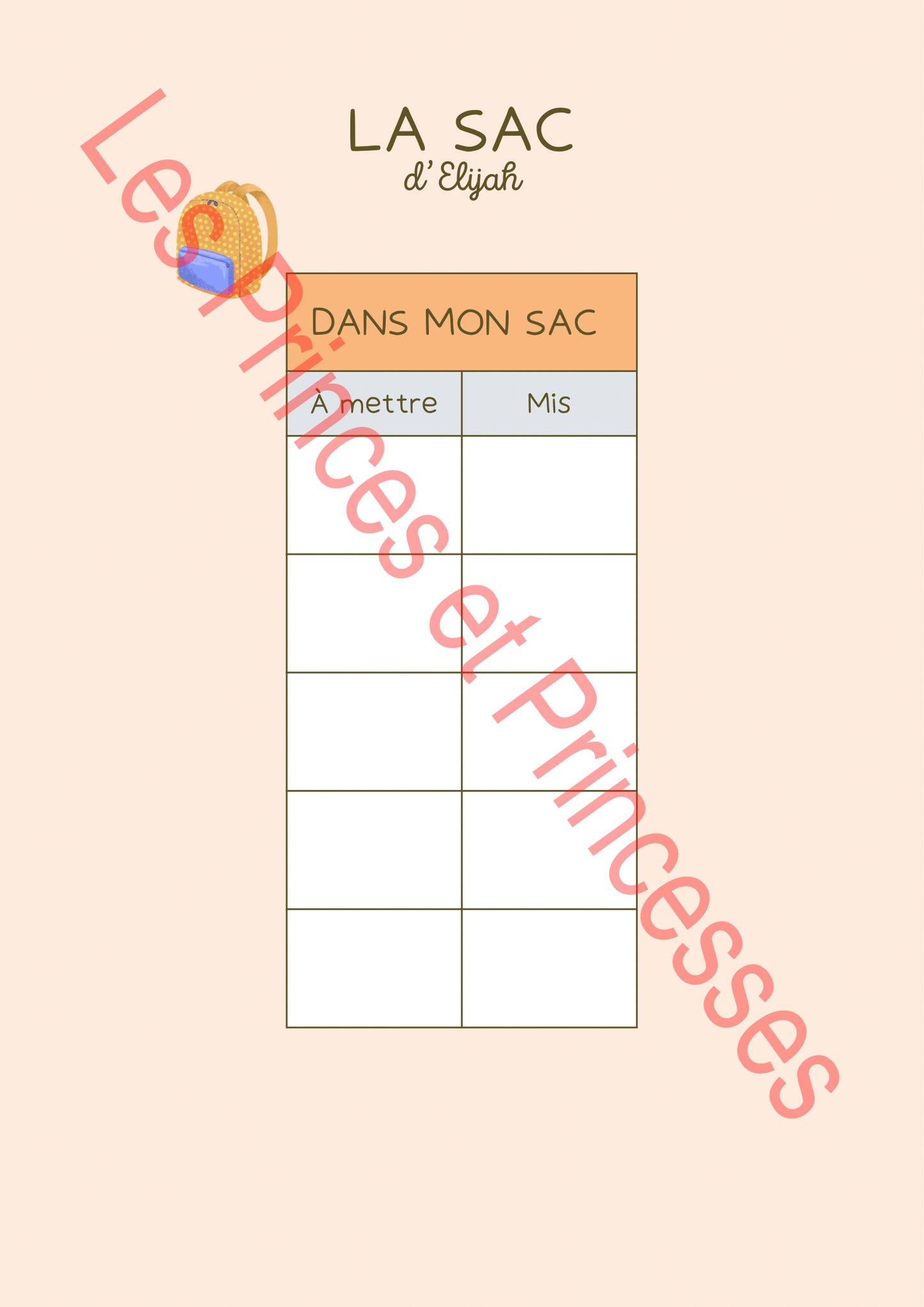 Planche picto organisation voyage